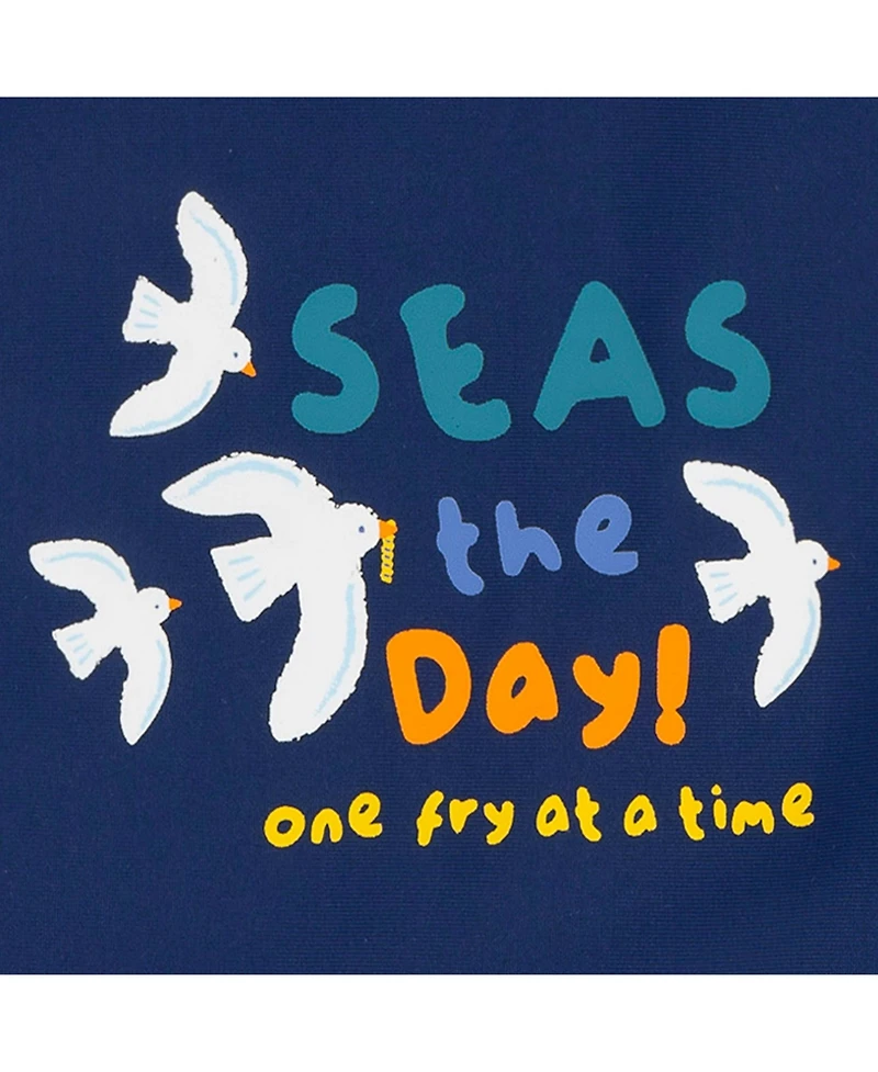 Gerber Toddler Boys 2-Piece Rashguard and Trunks Set