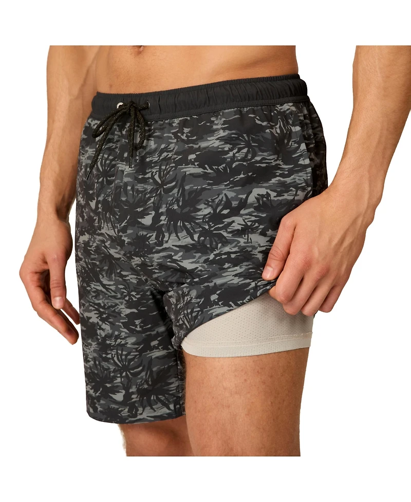 Free Country Men's Surf Camo Swim Short