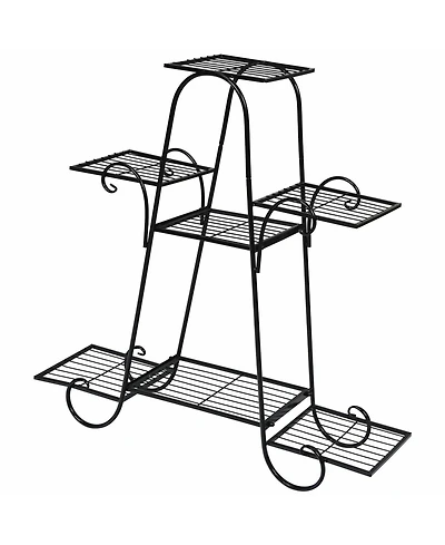 Sugift 7 Tier Metal Patio Plant Stand