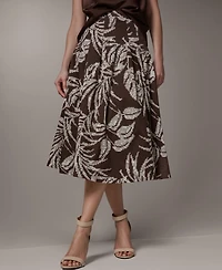 Donna Karan New York Women's Pleated Midi Skirt