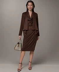 Donna Karan New York Women's Drape Front Jacket
