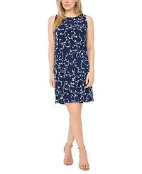 Msk Petite Sleeveless Round Neck Mini Dress