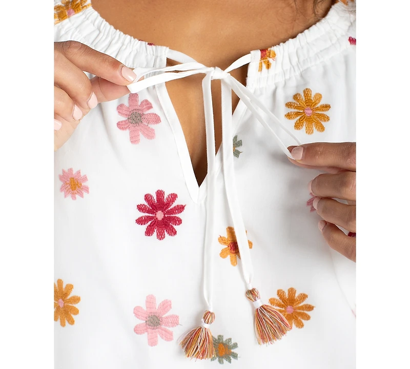 Liverpool Los Angeles Women's Printed Short-Sleeve Top