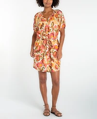 Liverpool Los Angeles Women's Floral Pattern Mini Dress