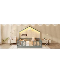 Streamdale Furniture Montessori Floor Bed with Light