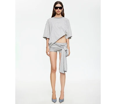 Lioness Women's Striped Crewneck T-Shirt