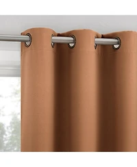 Sun Zero Sheridan Magnetic Closure Blackout Grommet Curtain Panel Pair