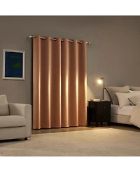 Sun Zero Sheridan Magnetic Closure Blackout Grommet Curtain Panel Pair