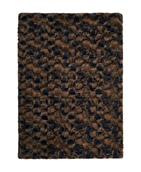 Nine West Embossed Faux Fur Throw, 50"x70"