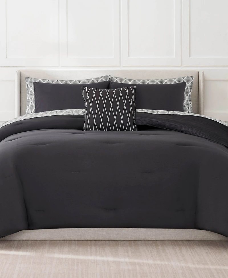 Nine West Nouveau Geometric Bed in a Bag 8-Pc. Comforter Set