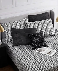 Nine West Oslo Stripe Bed in a Bag 8-Pc. Comforter Set, Queen