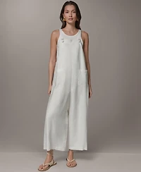 Donna Karan Weekend Women's Oversized Crop Jumpsuit