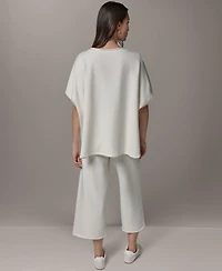 Donna Karan Weekend Women's Boat Neck Top
