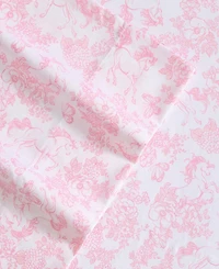Laura Ashley Toile Unicorn Microfiber -Pc. Sheet Set