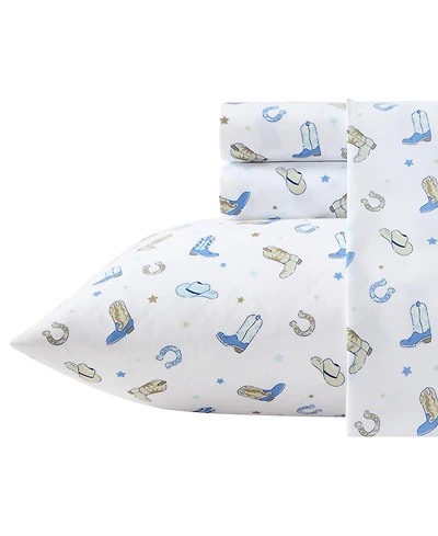 Wrangler Rodeo Star Microfiber 4-Pc. Sheet Set, Full