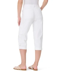 Gloria Vanderbilt Women's High-Rise Cargo Capri Pants