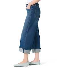 Gloria Vanderbilt Women's High-Rise Cuffed Cropped Jeans