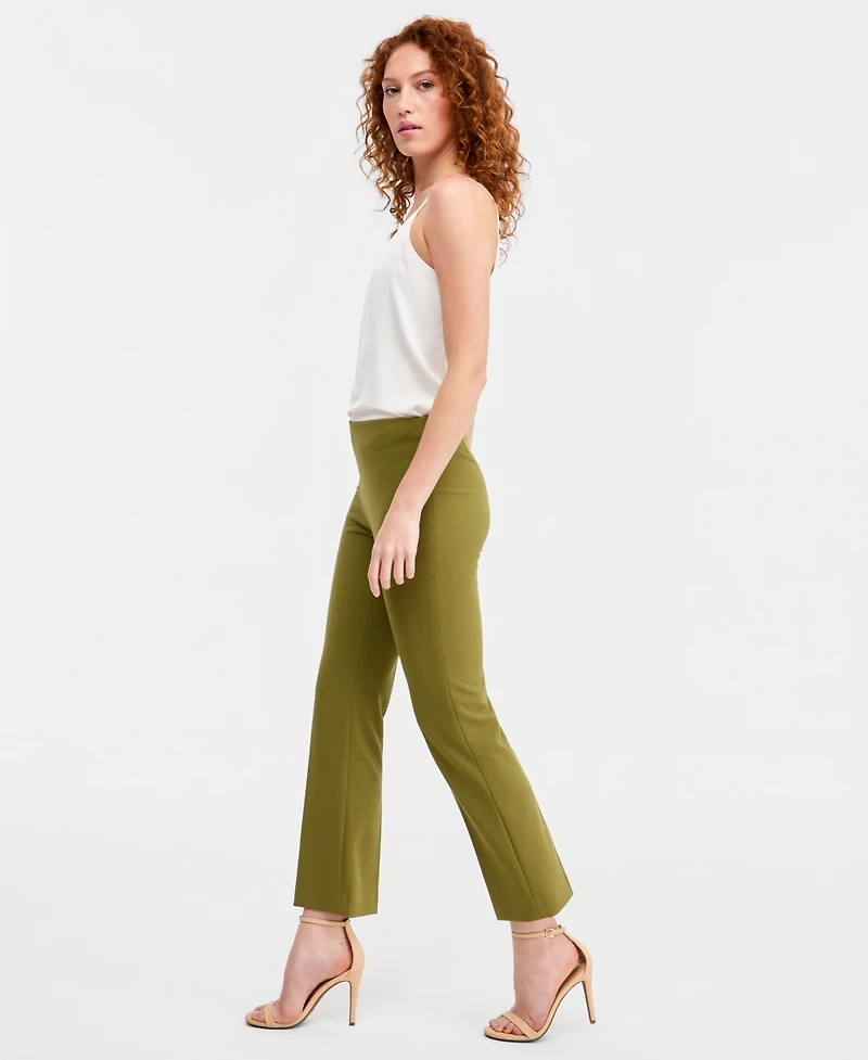 Anne Klein Women's Pull-On Kick-Flare Ankle Pants