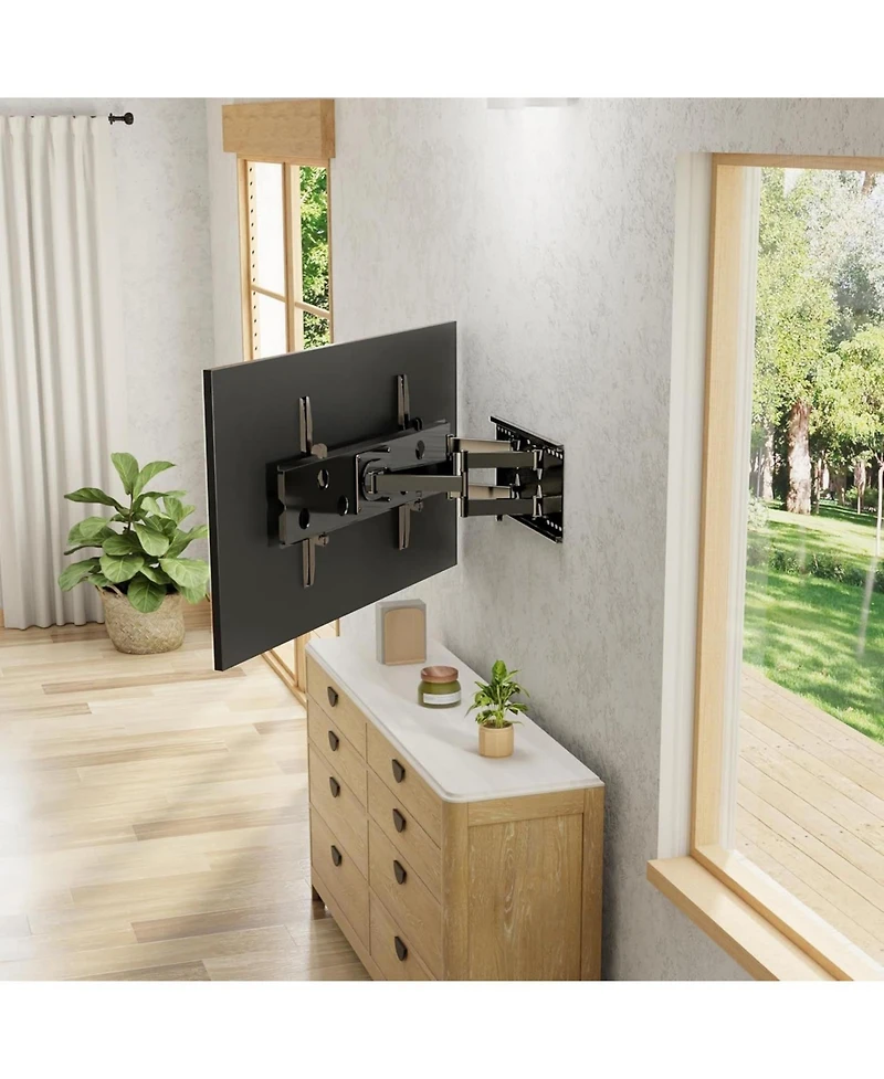 Mount-It Mi-310L Full Motion Tv Wall Mount with Extension for 48" to 90" TVs