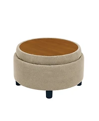 Rainsken Round Storage Ottoman