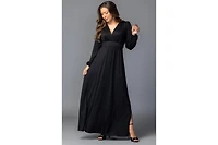 Kiyonna Women's Kelsey Long Sleeve Maxi Dress