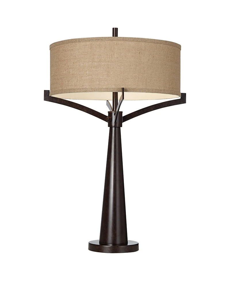 Franklin Iron Works Tremont Industrial Table Lamps 31 1/2" Tall