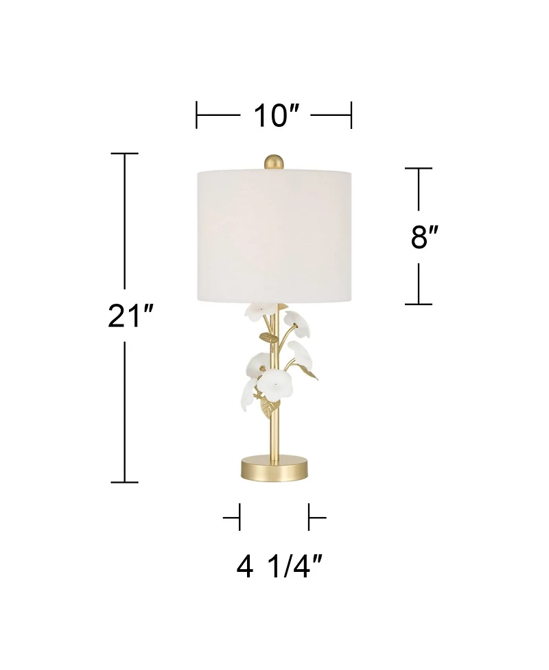 360 Lighting Descanco 21" High Flower Table Lamp