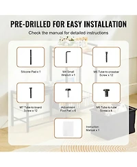 Inolait Pet Feeding Station With Storage Elevated Dog Bowls Feeder and Toy Organizer