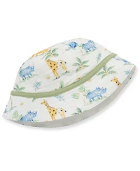 Little Me Baby Boys' Sleeveless Romper and Hat, 2-Piece Set