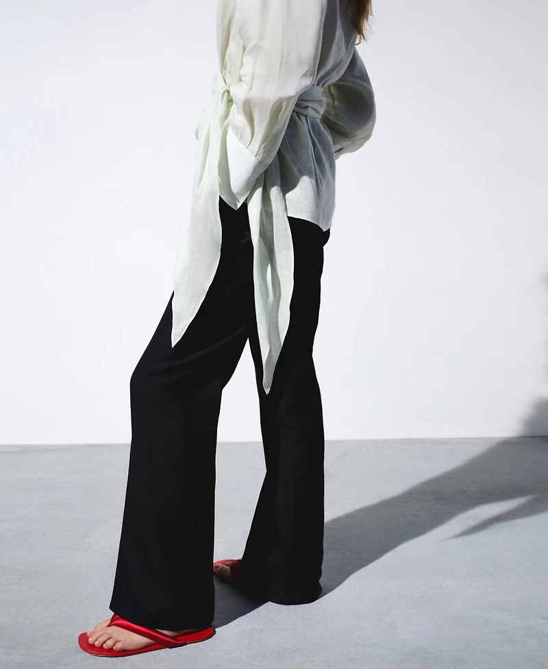 Selection Mango Women's Straight-Fit Suit Pants