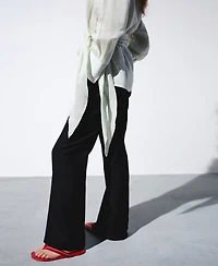 Selection Mango Women's Straight-Fit Suit Pants