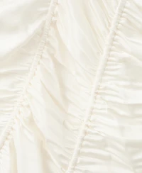 Selection Mango Women's Adjustable Ruched Satin Dress