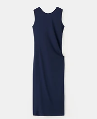 Selection Mango Women's Asymmetrical Open-Back Dress