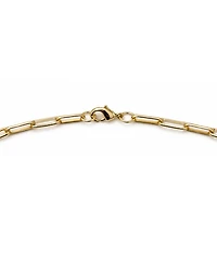 And Now This Paper Clip Link 18" Chain Necklace in Silver or Gold Plate