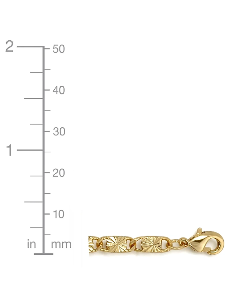 And Now This Cubic Zirconia Diamond Cut Chain Bracelet