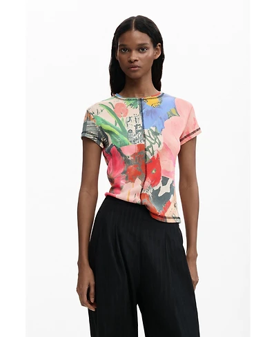 Desigual Women's Floral Print T-Shirt