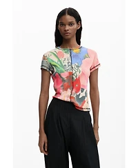 Desigual Women's Floral Print T-Shirt