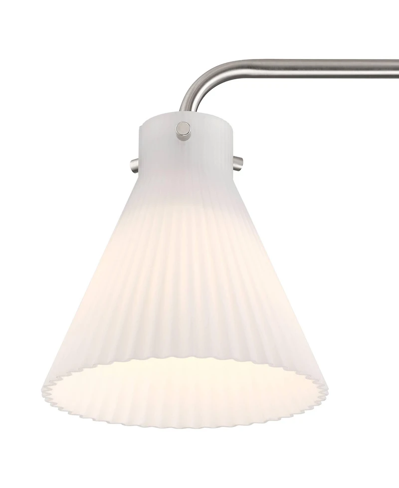 Possini Euro Design Possini Euro Cielo 24" Wide Brushed Nickel 3-Light Bath Light