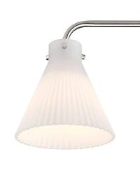 Possini Euro Design Possini Euro Cielo 24" Wide Brushed Nickel 3-Light Bath Light