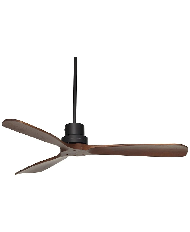 Casa Vieja 52" Casa Delta Dc Dark Walnut Outdoor Ceiling Fan with 24" Rod