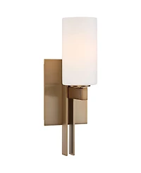 Possini Euro Design Bath Kit: Possini Euro Ludlow Wall Sconces w/ Uttermost Segundo Wall Mirror