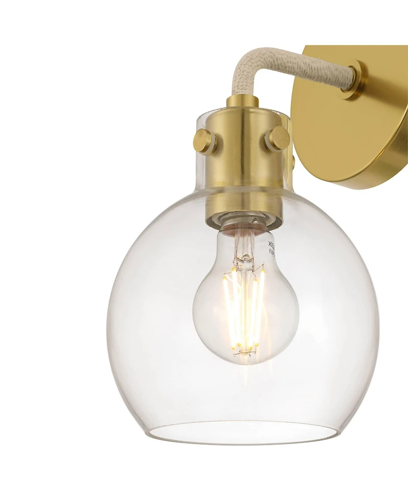 Possini Euro Design Possini Euro Wicander 11 1/4" High Antique Brass Wall Sconce Set of 2