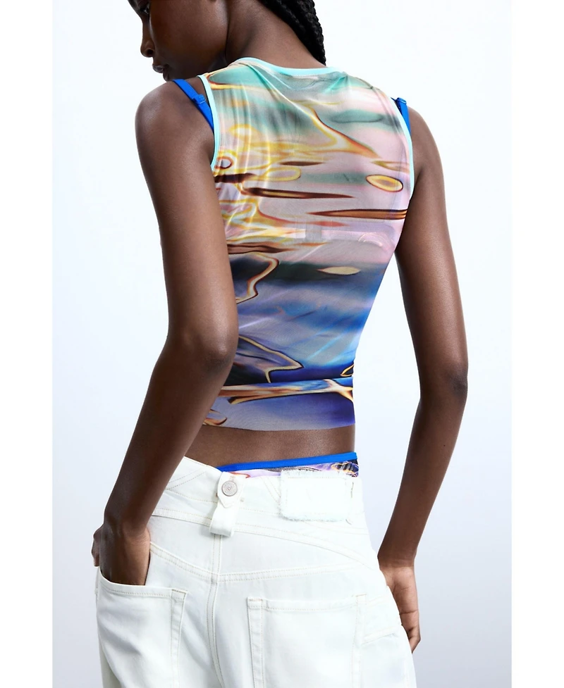 Desigual Women's Designed T-Shirt