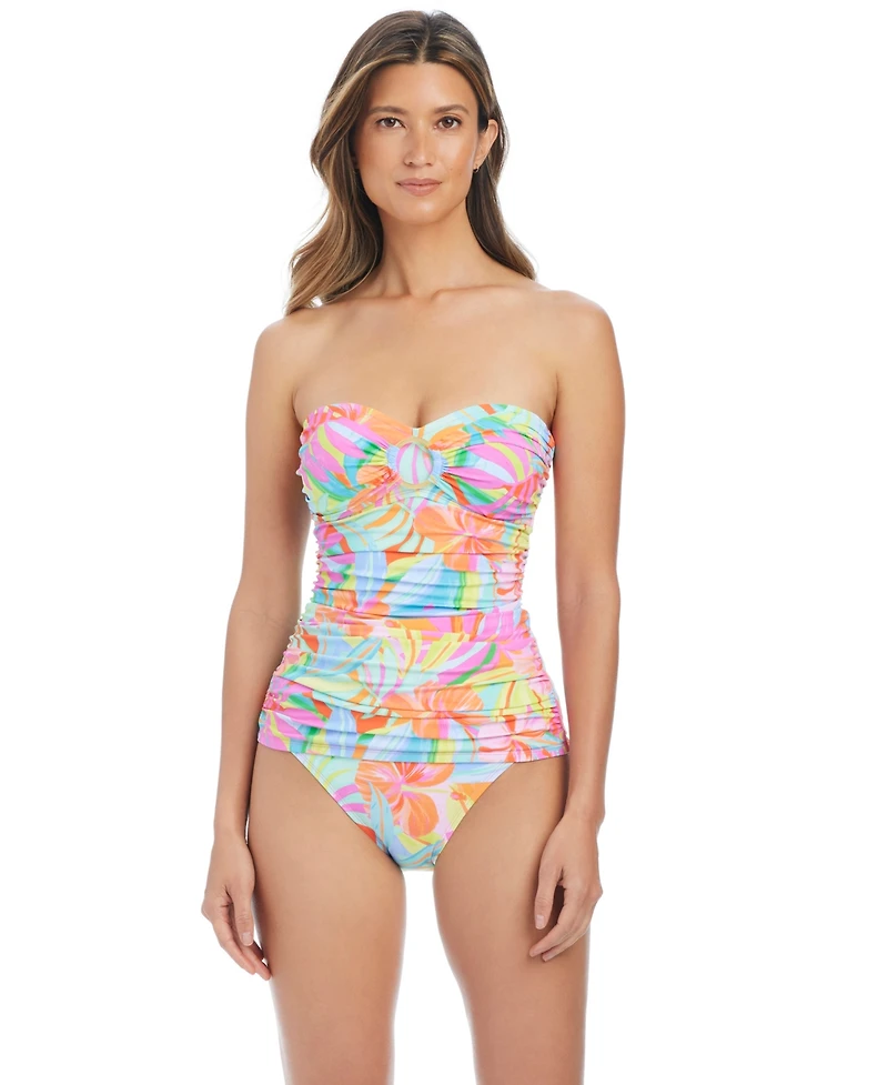Bleu by Rod Beattie Women's Bellissimo Draped Swim Tankini Top