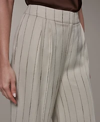 Donna Karan New York Petite High-Rise Wide-Leg Pants