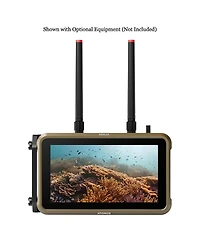 Atomos All New Ninja V 5.2" 8K Hdmi H.265 Raw Recording Monitor - Bundle with 2X Green Extreme Np-F550 Battery Packs, Dual Smart Charger, Video