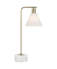 360 Lighting Bella Modern 1-Light Table Lamp with Single Shade, 24 1/2" High