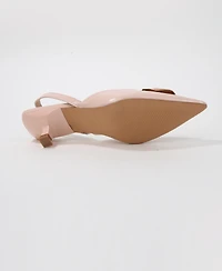 Berness Geometric Women's Ornament Slingback Heels