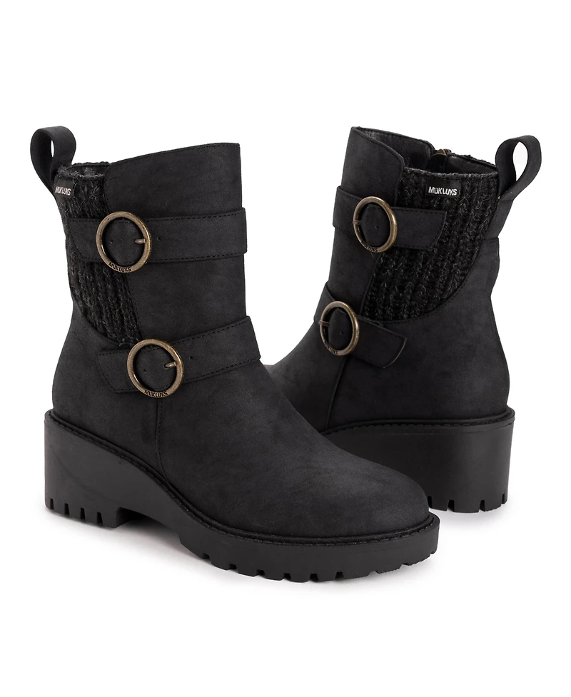 Muk Luks Women's Fainley Faith Booties