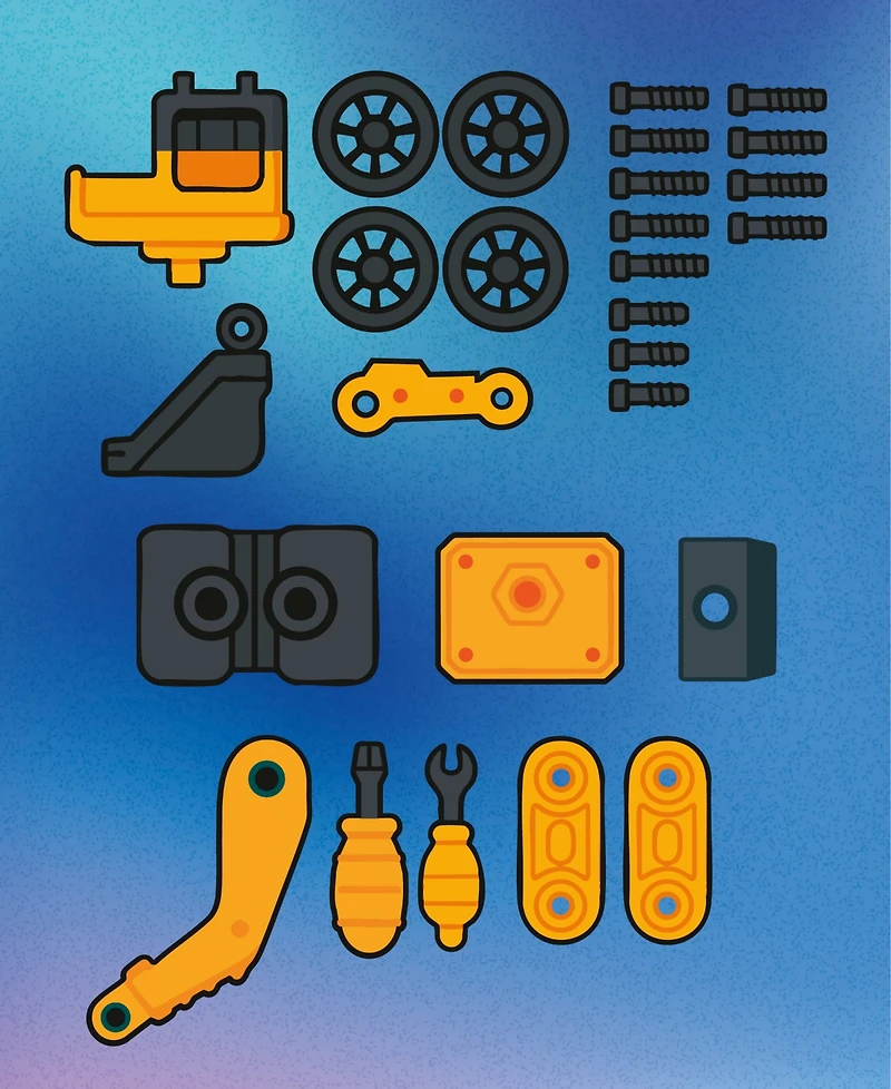 Discovery Kids Take Apart Excavator Construction Set, 27-Piece